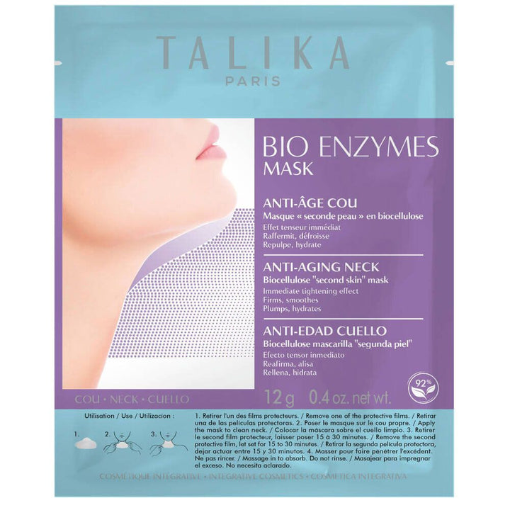 Talika Anti-Age قناع بإنزيمات حيوية لمنطقة الرقبة 12g