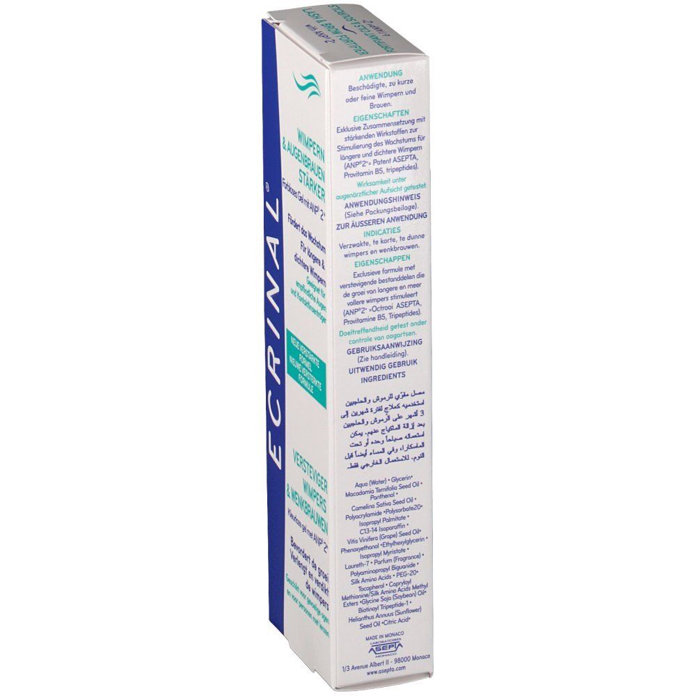 Ecrinal Anp2 Eyelash And Eyebrow Strengthening Gel 9ml (0.30fl oz)