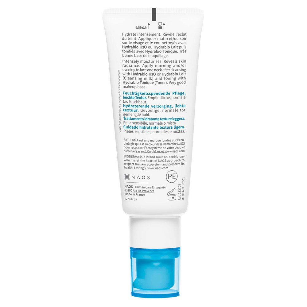 Bioderma Hydrabio Gel-Crème Leichte Feuchtigkeitspflege 40ml