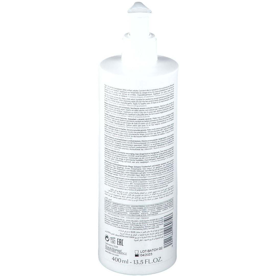 SVR Topialyse Balsamo Intensivo 400ml - Trattamento Relipidante Anti-Irritazione