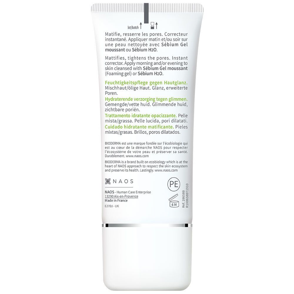 Bioderma Sébium سائل مرطب ومطفئ للمعان 30ml