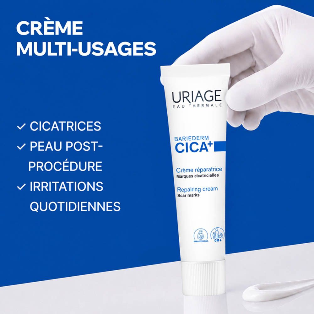 Uriage Bariéderm-Cica+ Repair Cream for Fragile Skin 40ml (1.35fl oz)