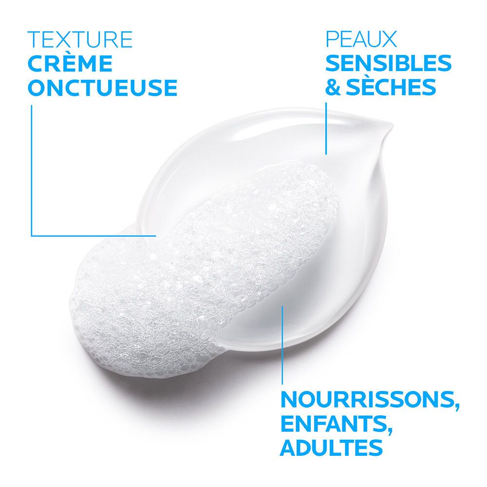 La Roche-Posay Lipikar Surgras Crème de douche concentrée pour peaux sèches et sensibles 750ml