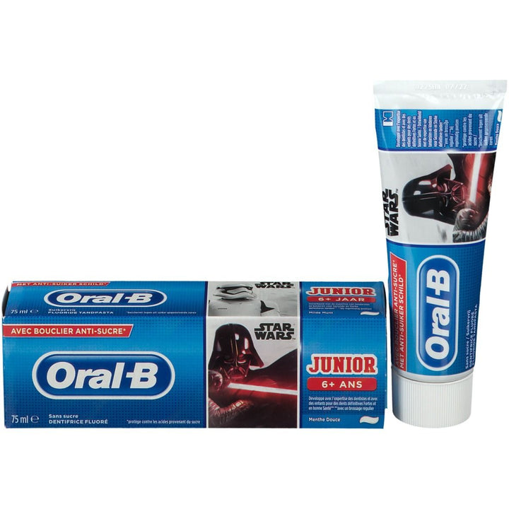 Oral-B Star Wars Junior Toothpaste Mint 75ml (2.53fl oz) for 6 Years and Over