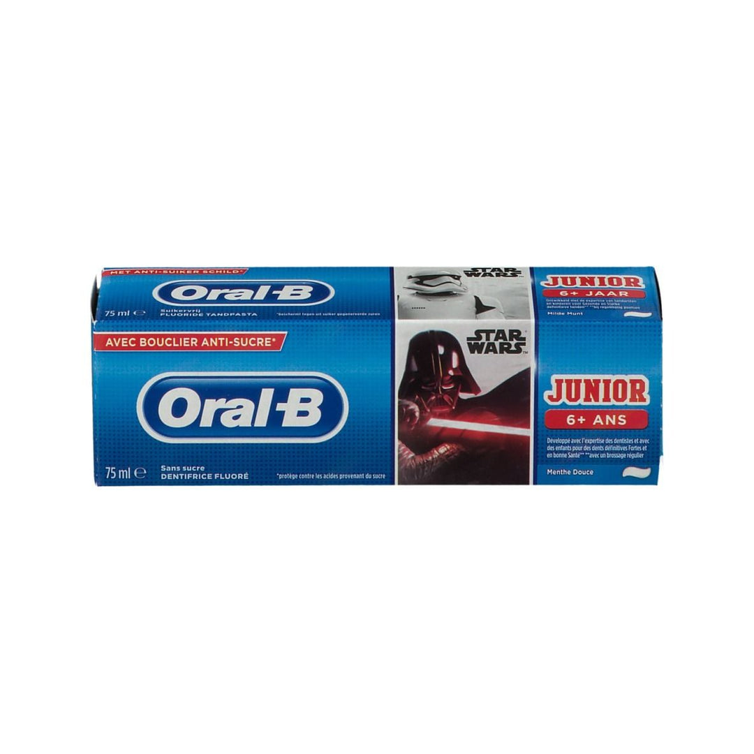 Oral-B Star Wars Junior Toothpaste Mint 75ml (2.53fl oz) for 6 Years and Over