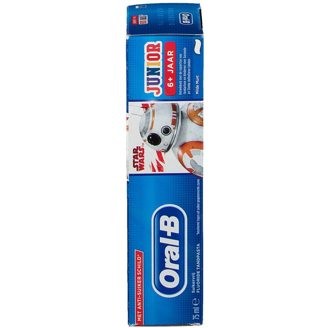 Oral-B Star Wars Junior Toothpaste Mint 75ml (2.53fl oz) for 6 Years and Over