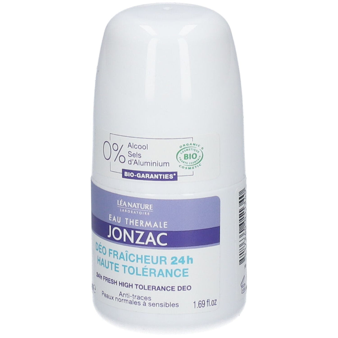 Eau thermale Jonzac Antitranspirante orgánico hipoalergénico 24 h Roll-on 50ml