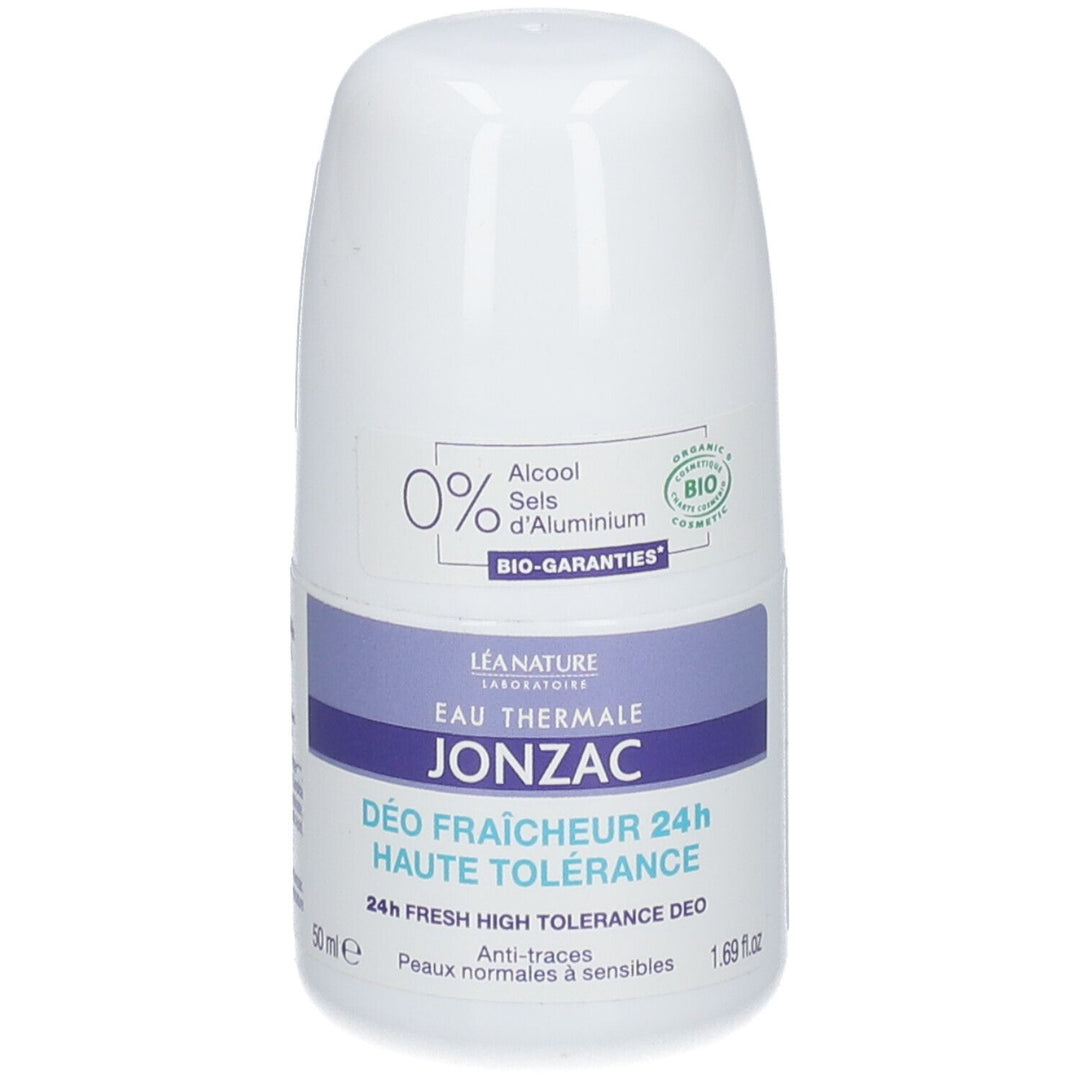Eau thermale Jonzac Antitranspirante orgánico hipoalergénico 24 h Roll-on 50ml