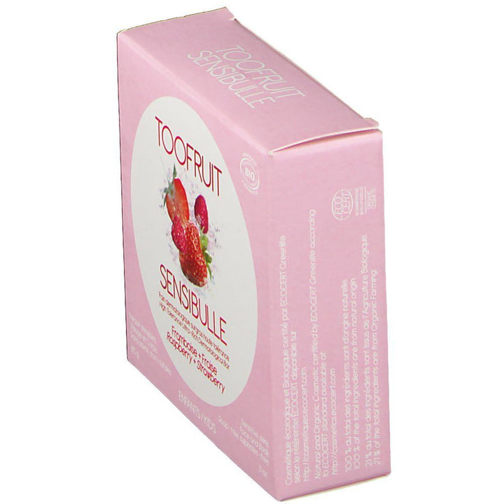 Toofruit Sensibulle Strawberry and Raspberry Superfatted Dermatological Bar 85g (2.99 oz)