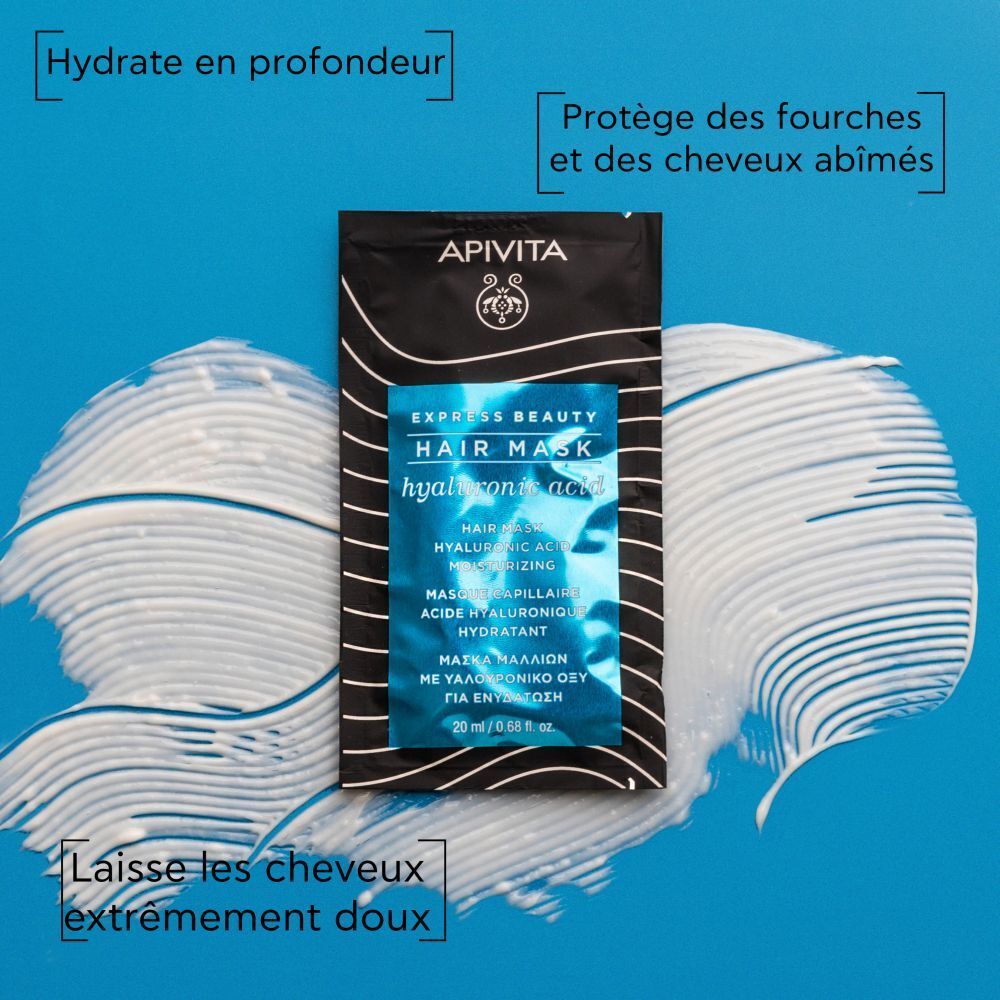 Apivita Express Beauty Máscaras Capilares Hidratantes 20ml