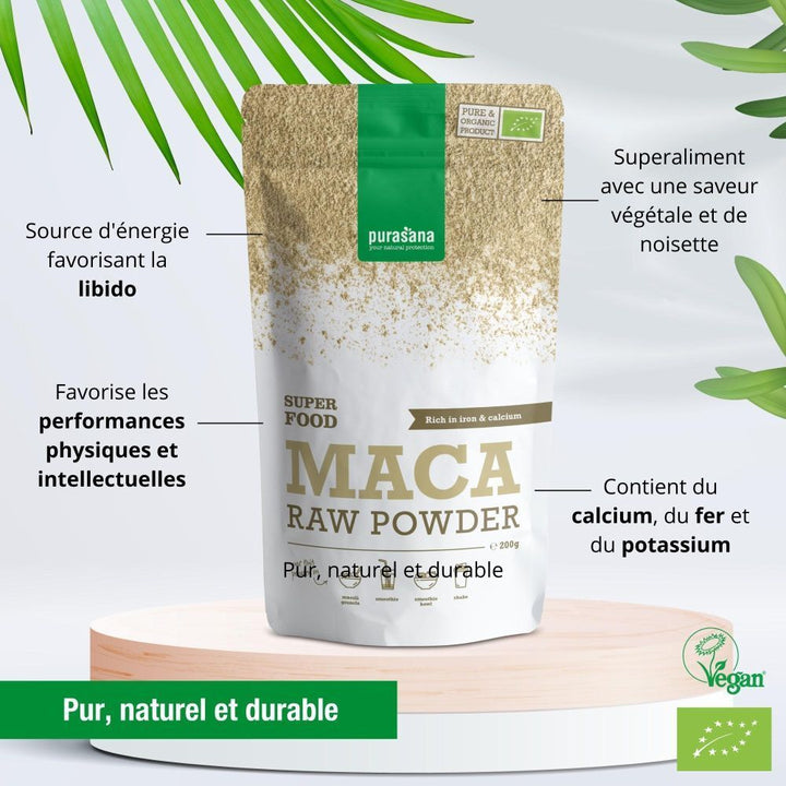 Purasana Maca en polvo eco 200g (7.05 oz)