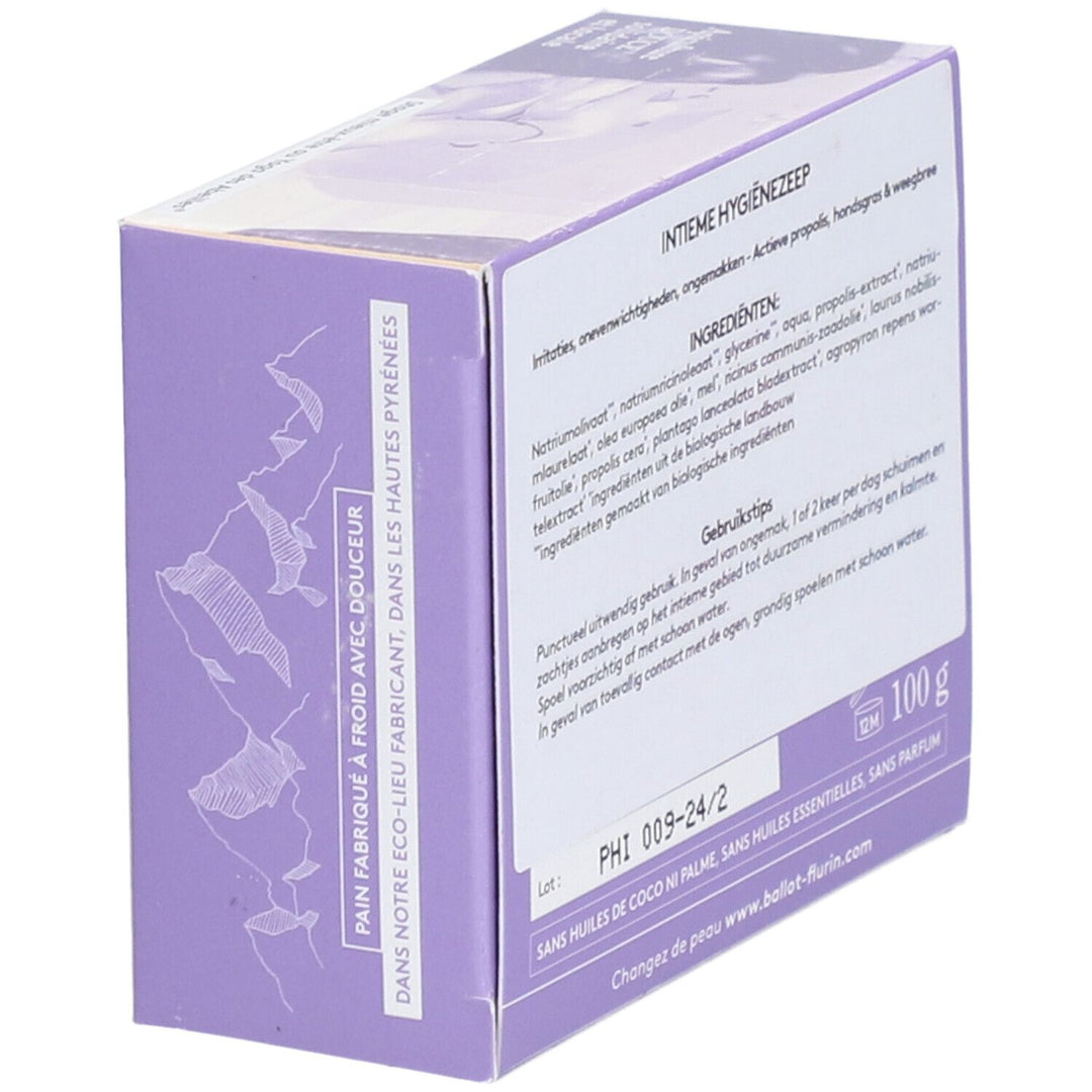 Ballot-Flurin Hygiène Intime Savon surgras Apithérapie 100g