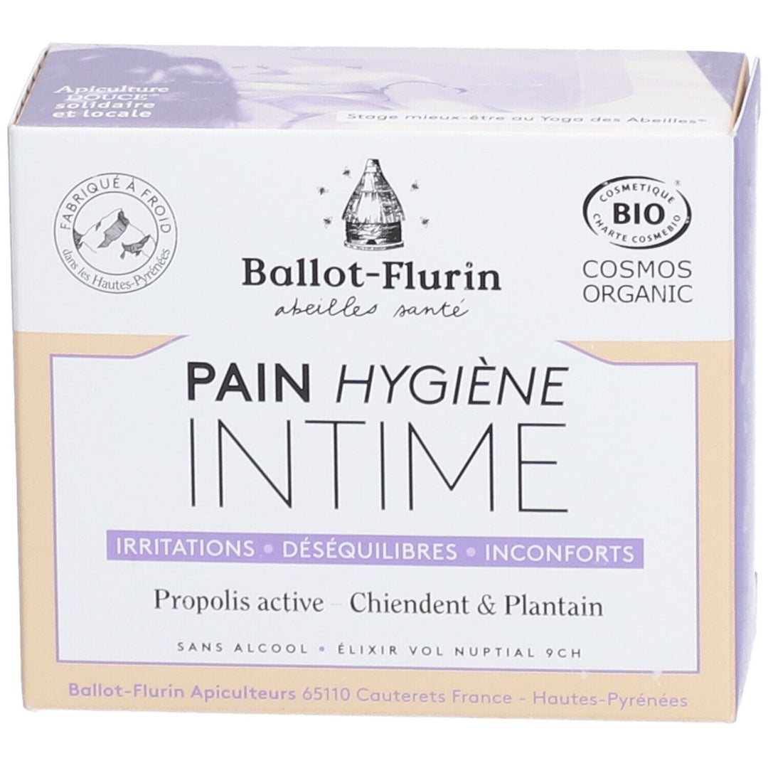 Ballot-Flurin Hygiène Intime Savon surgras Apithérapie 100g