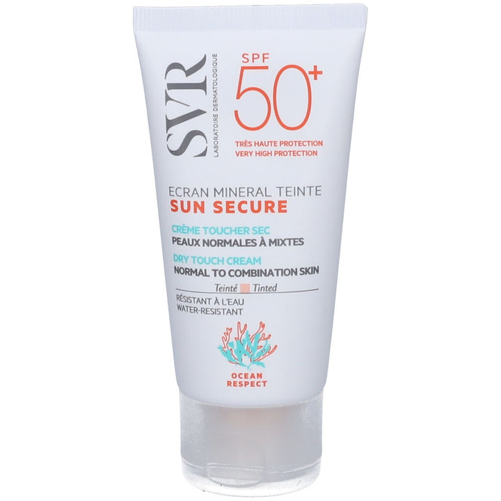 SVR Sun Secure Dry Touch Tinted Mineral Sunscreen SPF50+ - 50ml (1.69 fl oz)