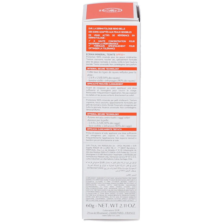 SVR Sun Secure Dry Touch Tinted Mineral Sunscreen SPF50+ - 50ml (1.69 fl oz)