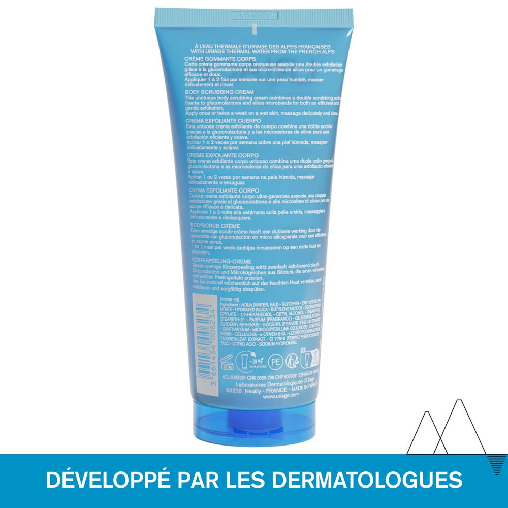 Uriage Body Scrubbing Cream 200ml (6.76fl oz)