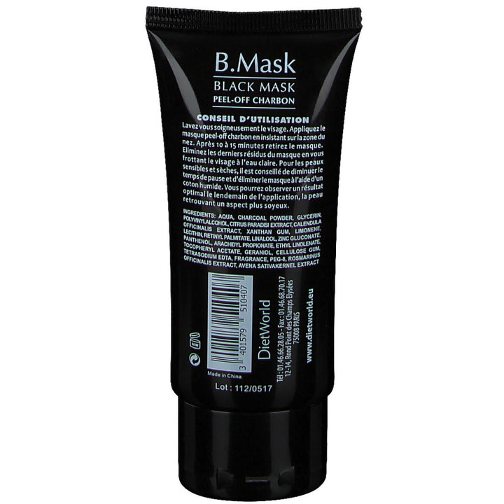 Diet World B. Masque noir au charbon 50ml