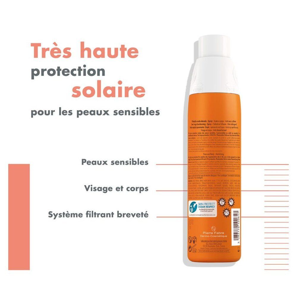 Avène Sun Care Spray SPF50+ 200ml (6.76floz)