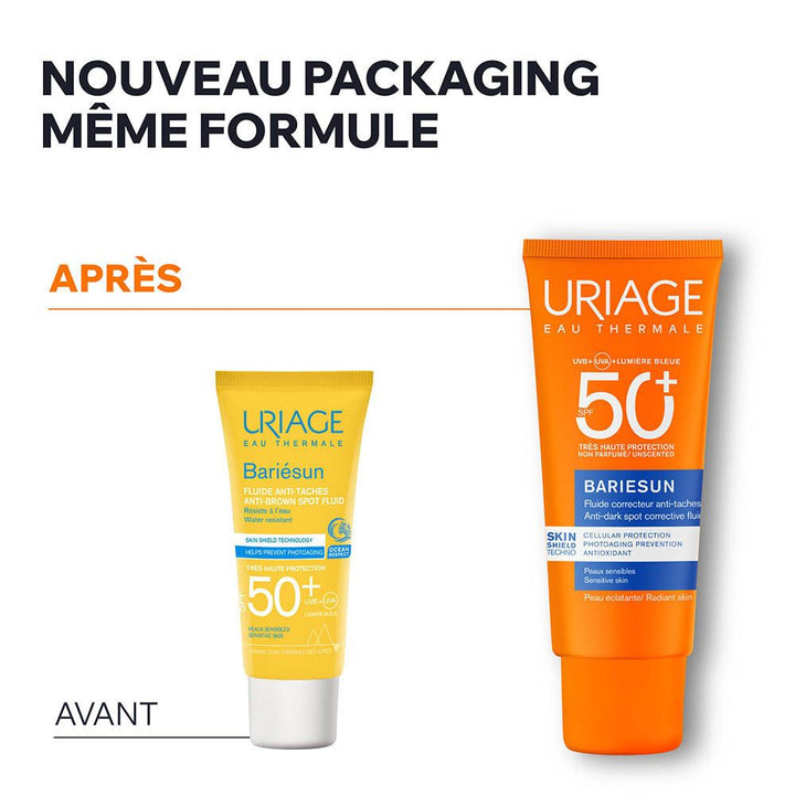 Uriage Bariésun سائل لتصحيح البقع الداكنة SPF50+ 40 ml