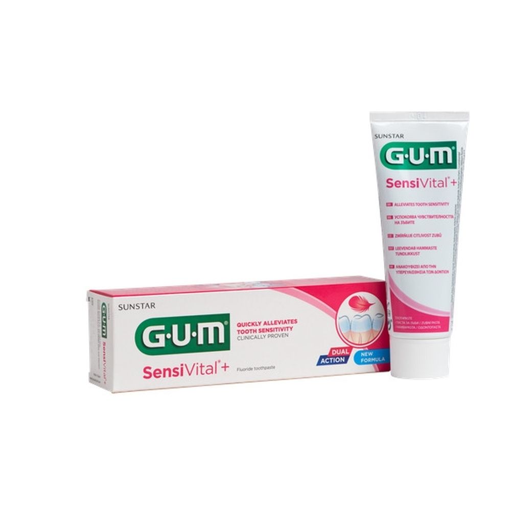 GUM SensiVital+ Sensitive Teeth Toothpaste 75ml (2.53fl oz)