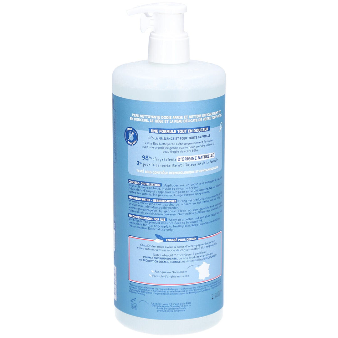 Dodie 3-in-1 Cleansing Water From Birth 1L (33.81fl oz)