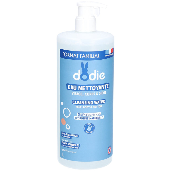 Dodie 3-in-1 Cleansing Water From Birth 1L (33.81fl oz)