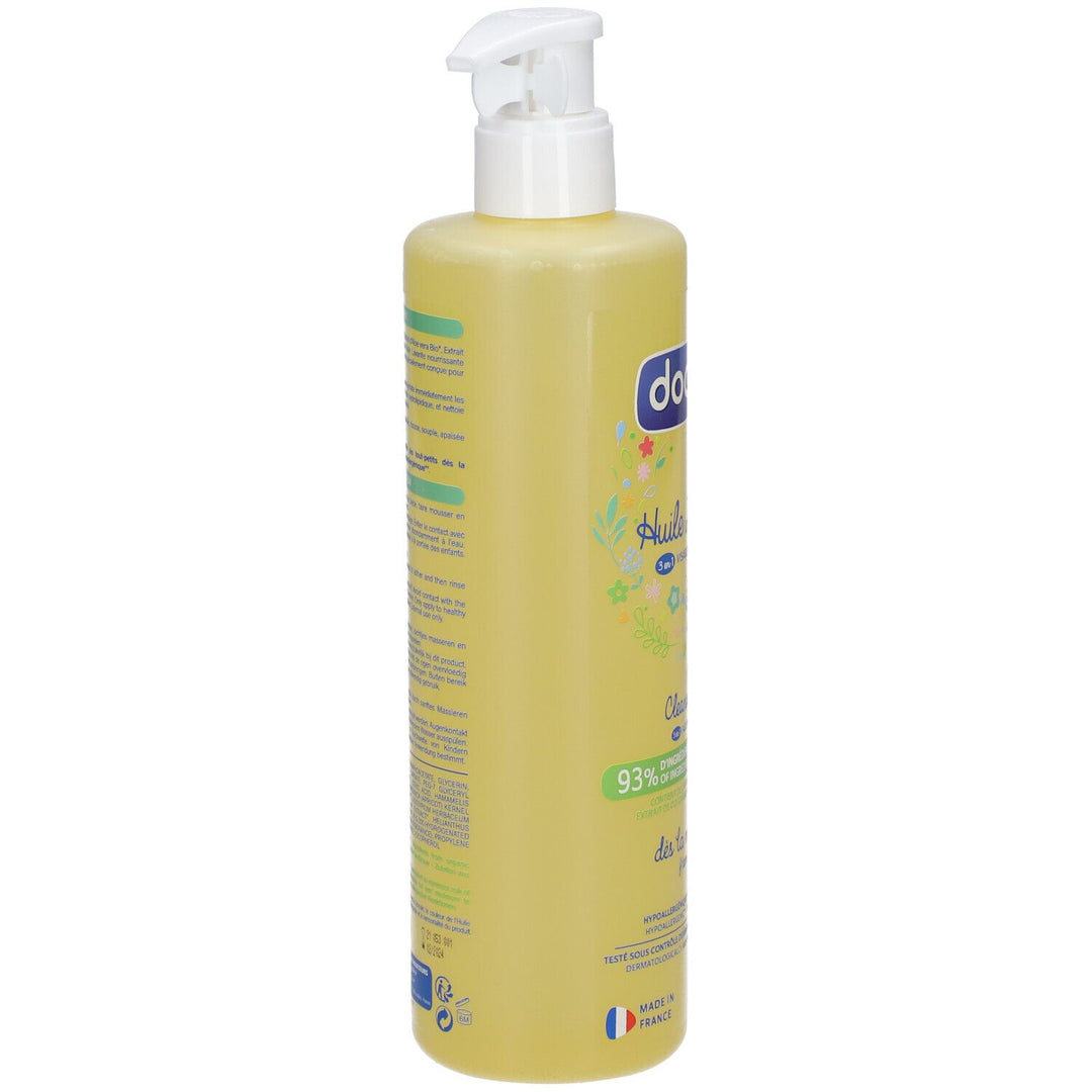 Dodie 3 en 1 huile lavante bébé visage, cheveux et corps 500ml