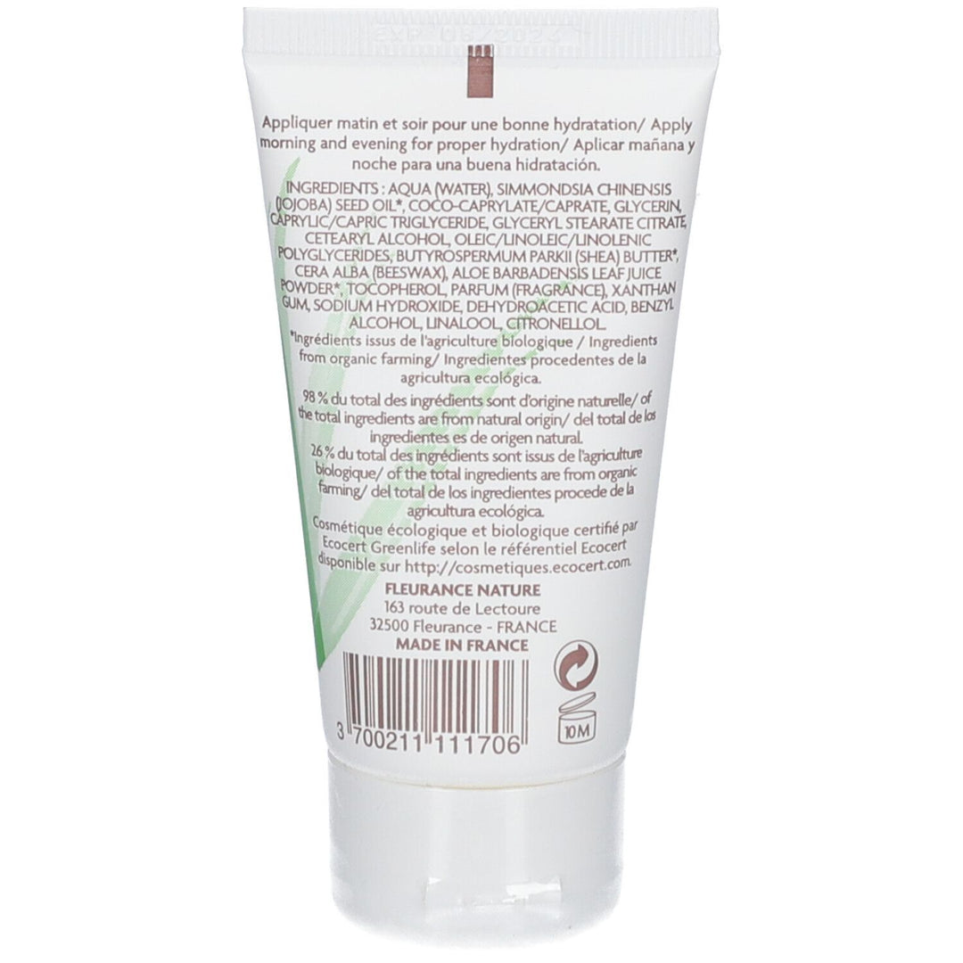 Fleurance Nature ALOE VERA Hidratante facial para todos os tipos de pele 50ml