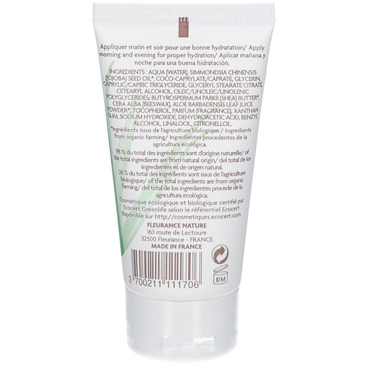 Fleurance Nature ALOE VERA Hidratante facial para todos os tipos de pele 50ml