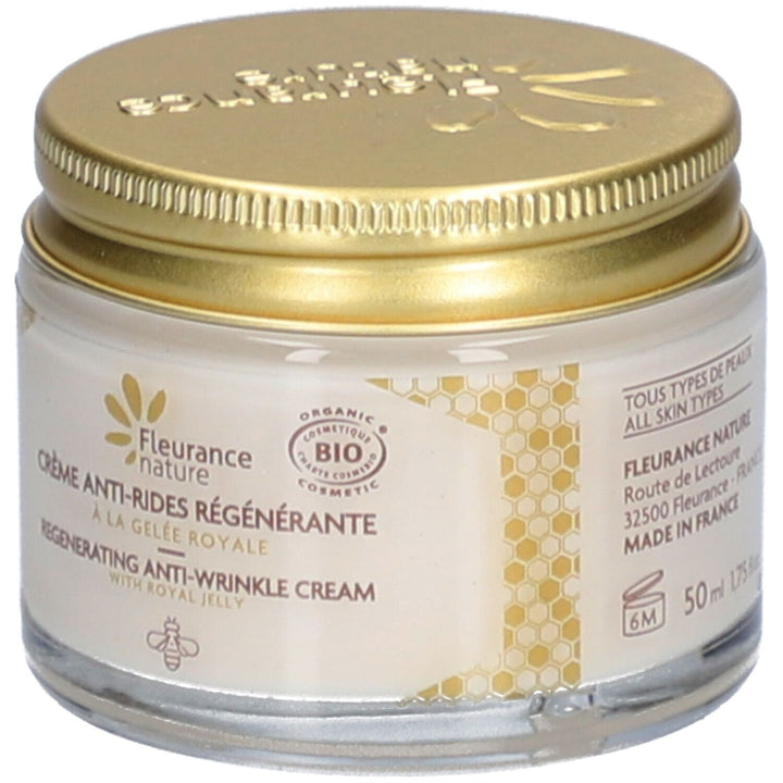 Fleurance Nature كريم مجدد مضاد للتجاعيد بغذاء ملكات النحل العضوي 50ml
