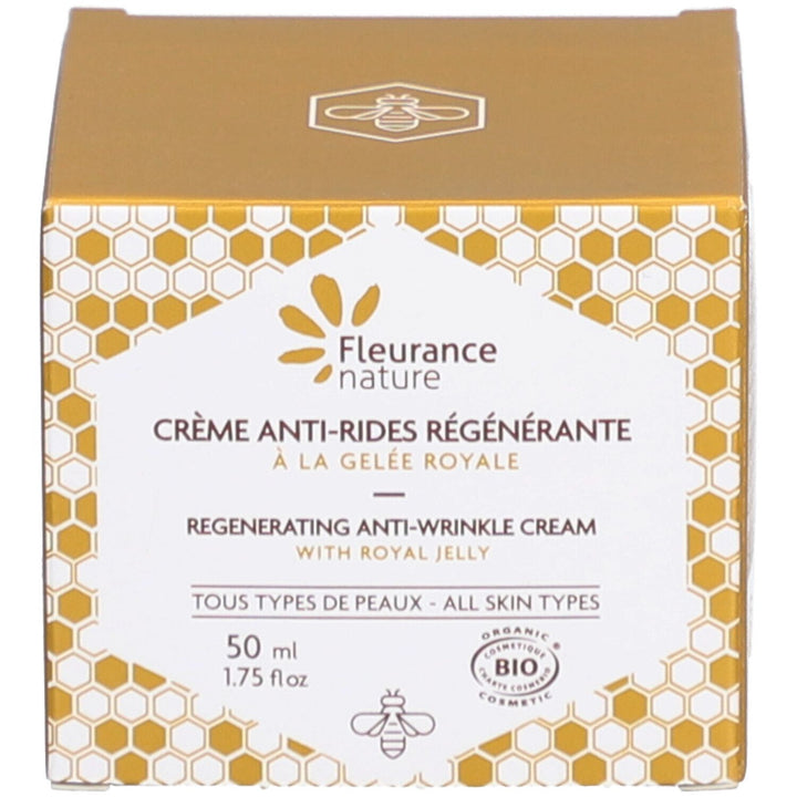 Fleurance Nature كريم مجدد مضاد للتجاعيد بغذاء ملكات النحل العضوي 50ml