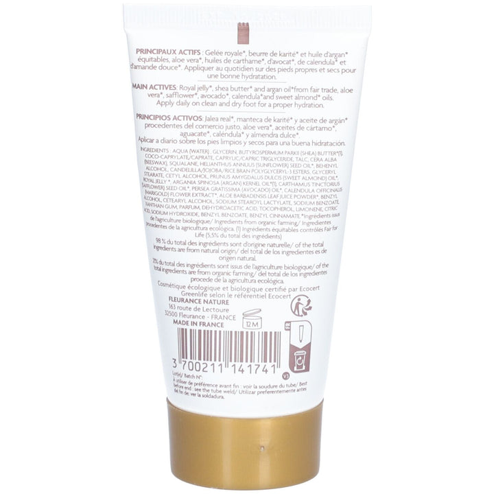 Fleurance Nature HYDRATING FOOT CARE WITH ORGANIC ROYAL JELLY 75ml (2.54fl oz)