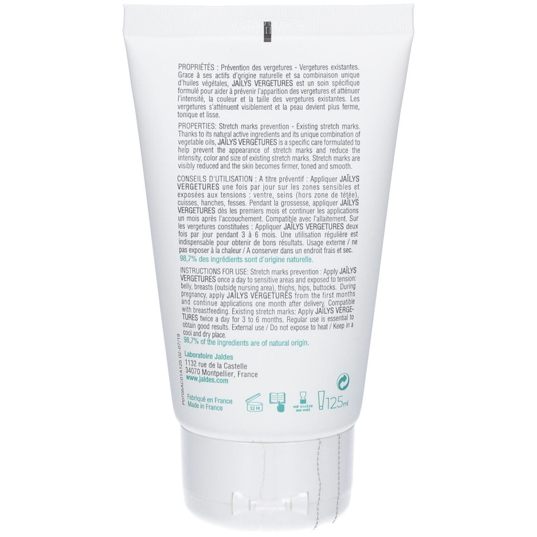 Jaldes Jaïlys Astriae Soin spécial vergetures Prévention et correction 125ml
