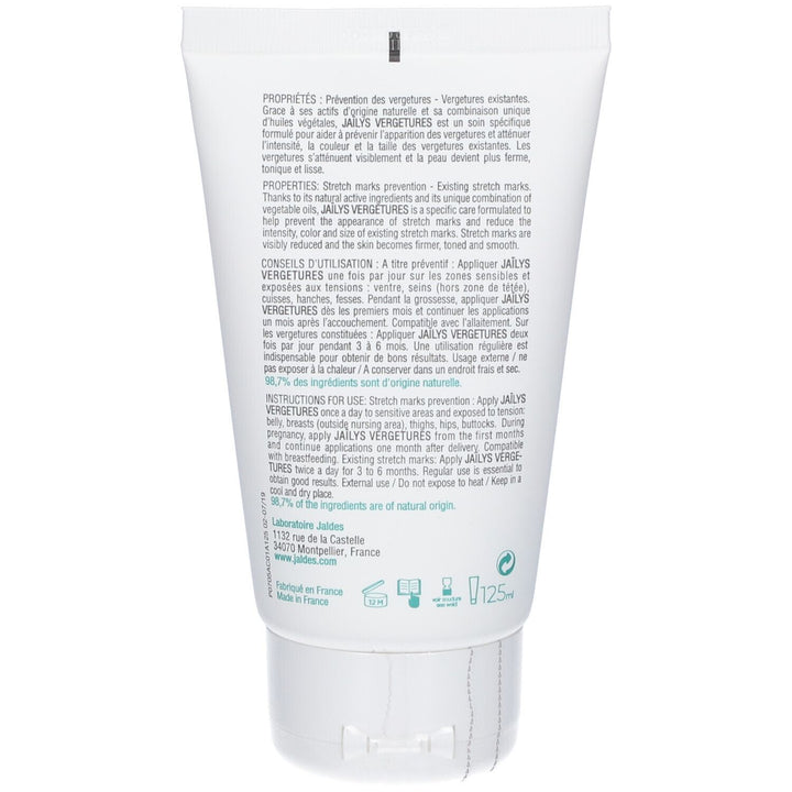 Jaldes Jaïlys Astriae Soin spécial vergetures Prévention et correction 125ml