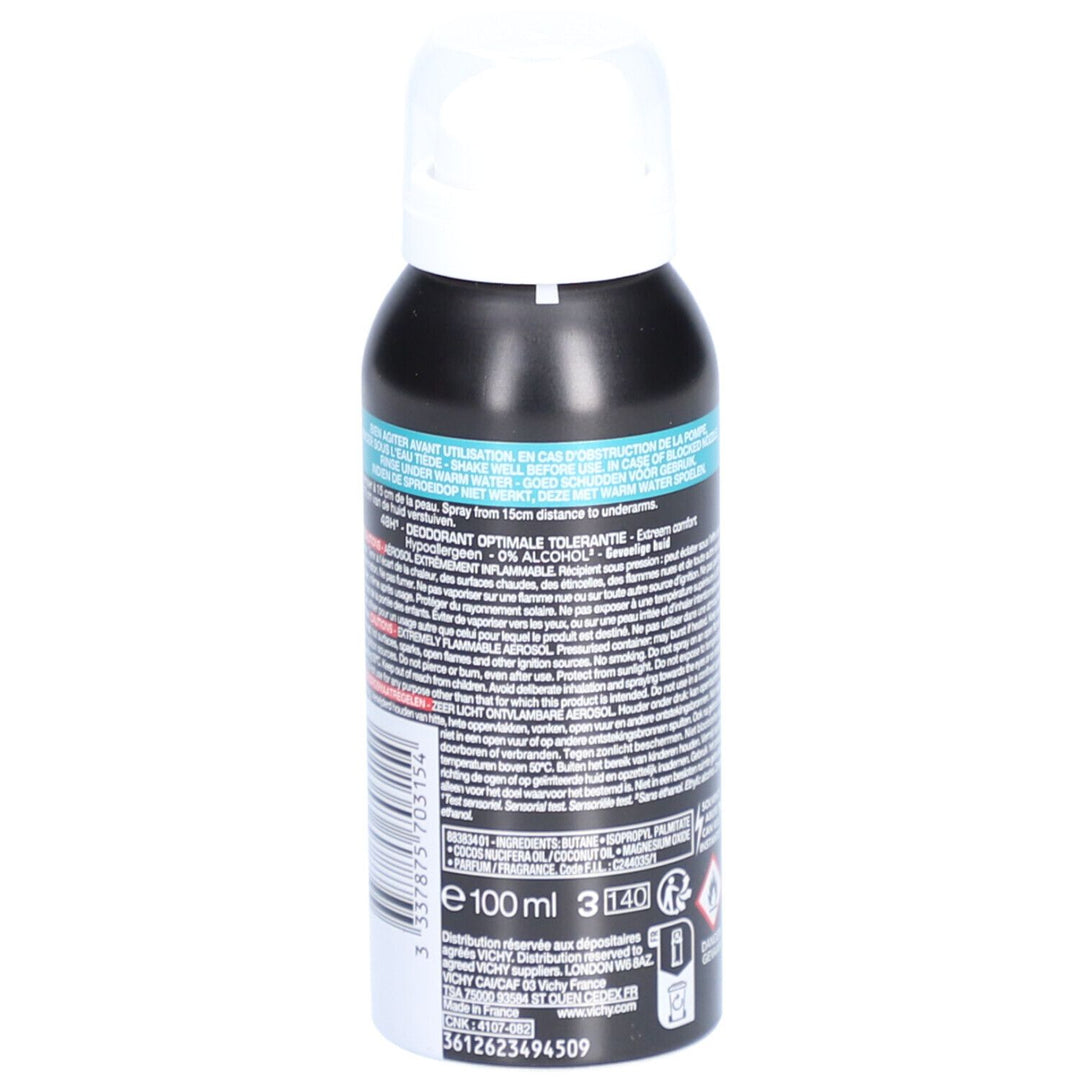 Vichy Deodorants Spray Comprimido Tolerância Ideal 48h para Pele Sensível 100ml