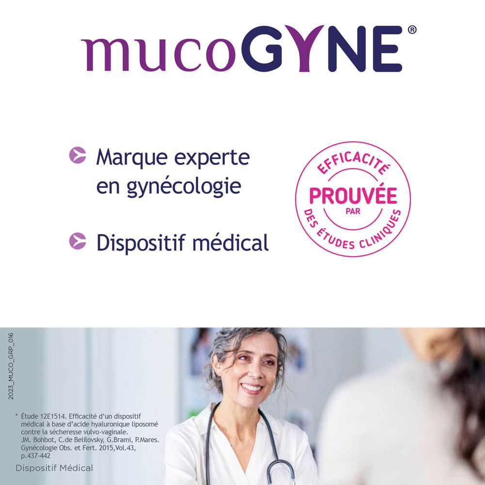 Mucogyne بويضات مهبلية للمنطقة الحميمة غير هرمونية x10