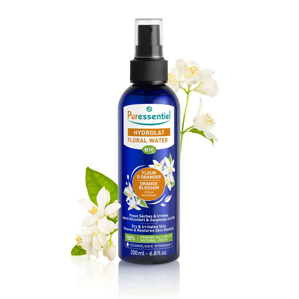 Puressentiel Hydrosol Organic Orange Blossom Hydrosol 200ml (6.76fl oz)
