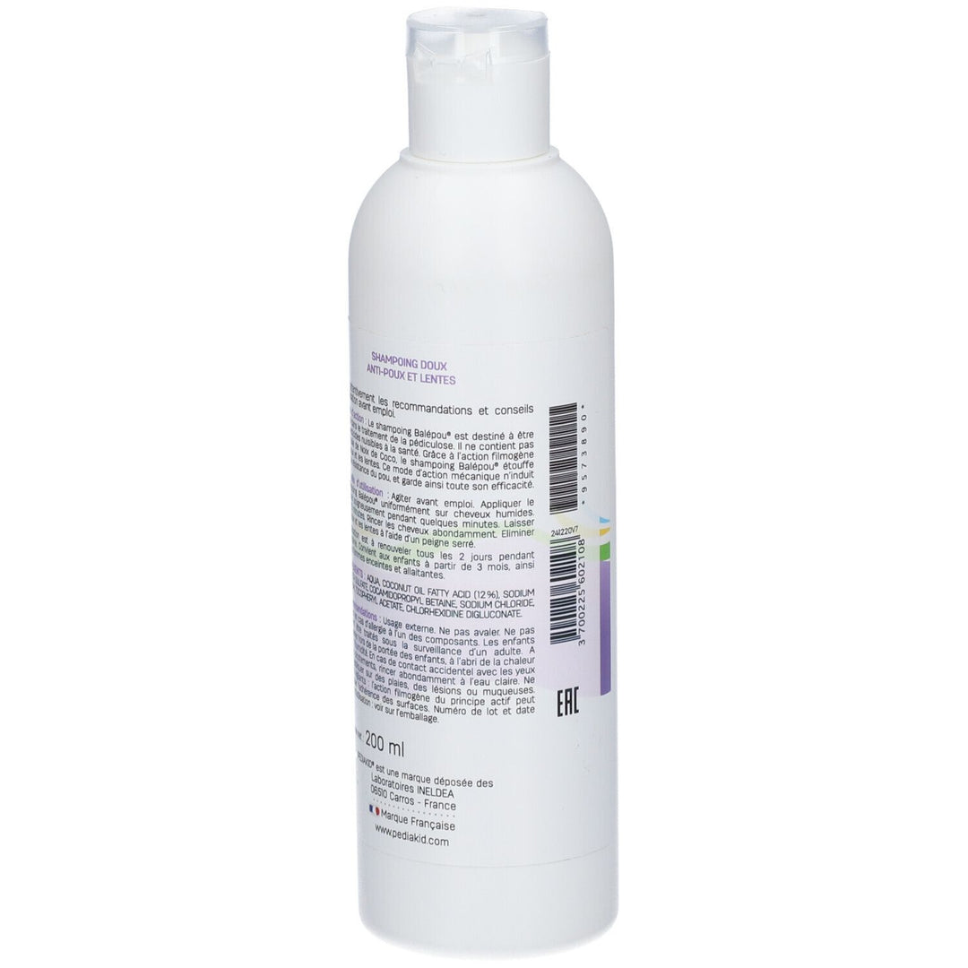 Pediakid Lice shampoo Balépou 200ml (6.76fl oz)