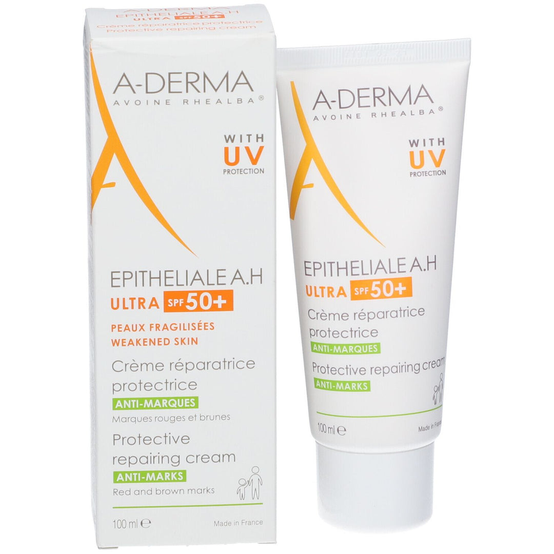 A-Derma Epitheliale A.H Ultra SPF50+ Crème réparatrice protectrice 100ml
