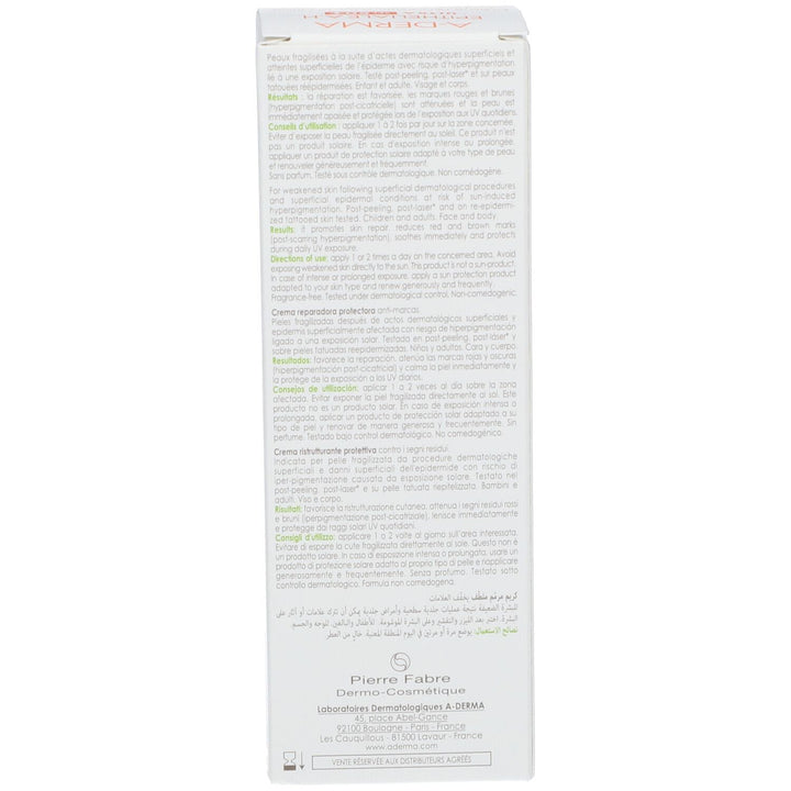 A-Derma Epitheliale A.H Ultra SPF50+ Crème réparatrice protectrice 100ml