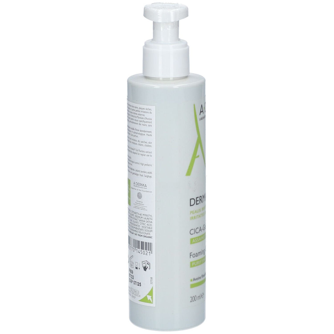 A-Derma Dermalibour+ Foaming Sanitizing CICA-Gel 200ml (6.76fl oz)