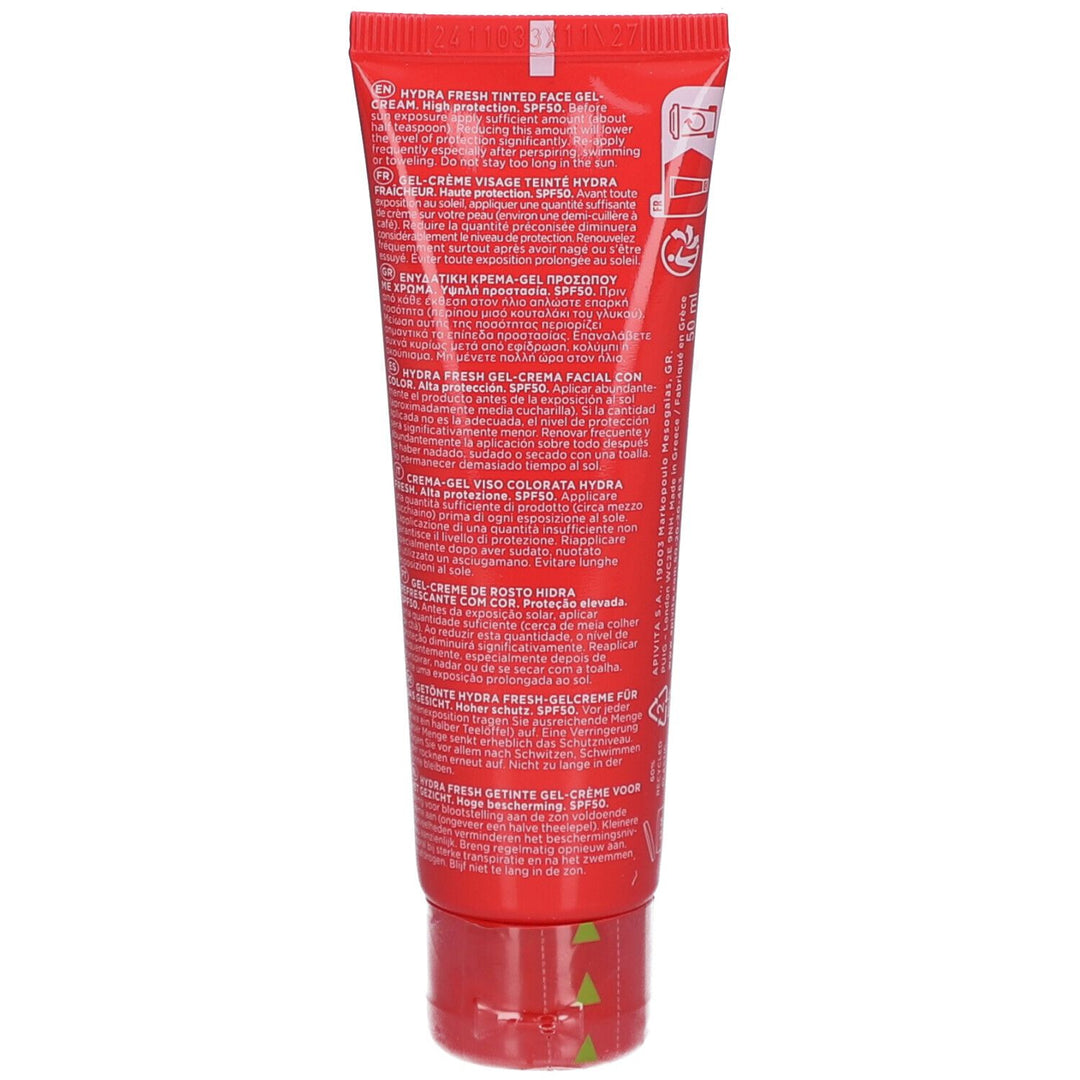 Apivita Bee Sun Safe Hydra Freshness Tinted Face Cream-Gel SPF50 50ml (1,69fl oz)