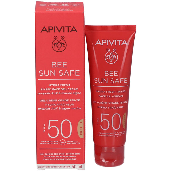 Apivita Bee Sun Safe Hydra Freshness Tinted Face Cream-Gel SPF50 50ml (1,69fl oz)