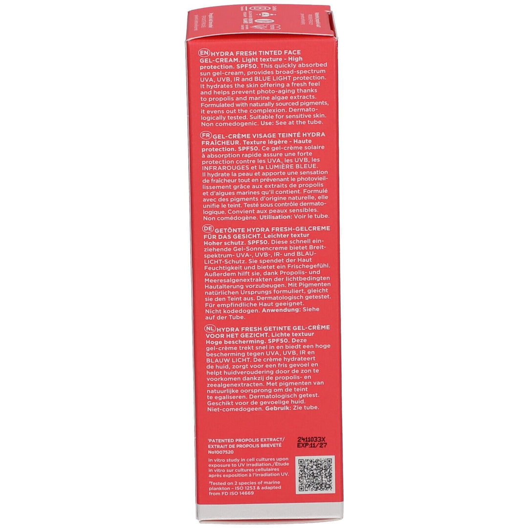 Apivita Bee Sun Safe Hydra Freshness Tinted Face Cream-Gel SPF50 50ml (1,69fl oz)