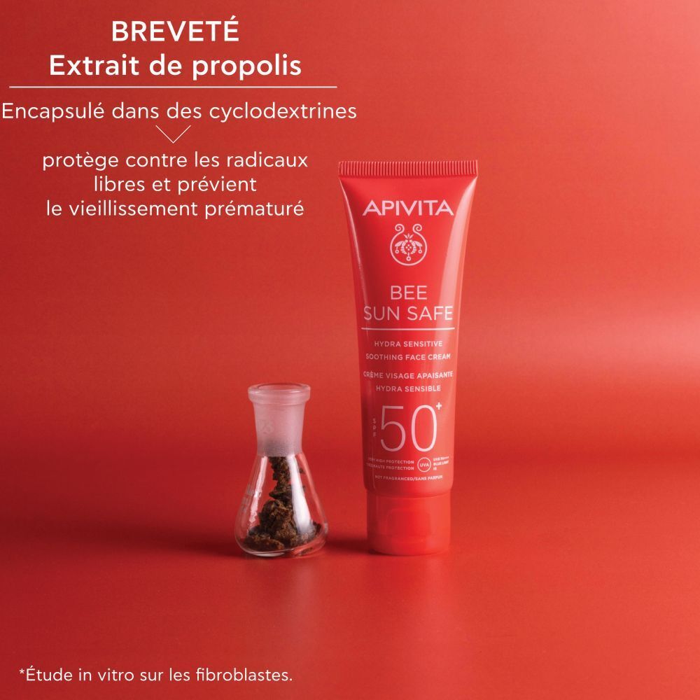 Apivita Hydra+ Sensitive Soothing Face Cream SPF50 50ml (1,69fl oz)