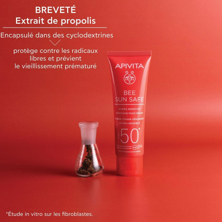 Apivita Hydra+ Sensitive Soothing Face Cream SPF50 50ml (1,69fl oz)