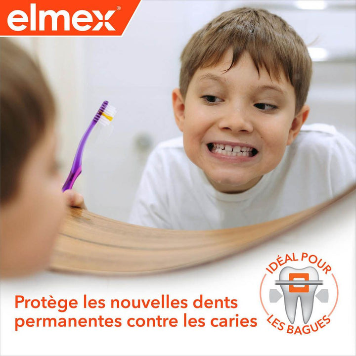 Elmex Anti-caries Junior Toothbrush 6-12 YEARS DUO x2