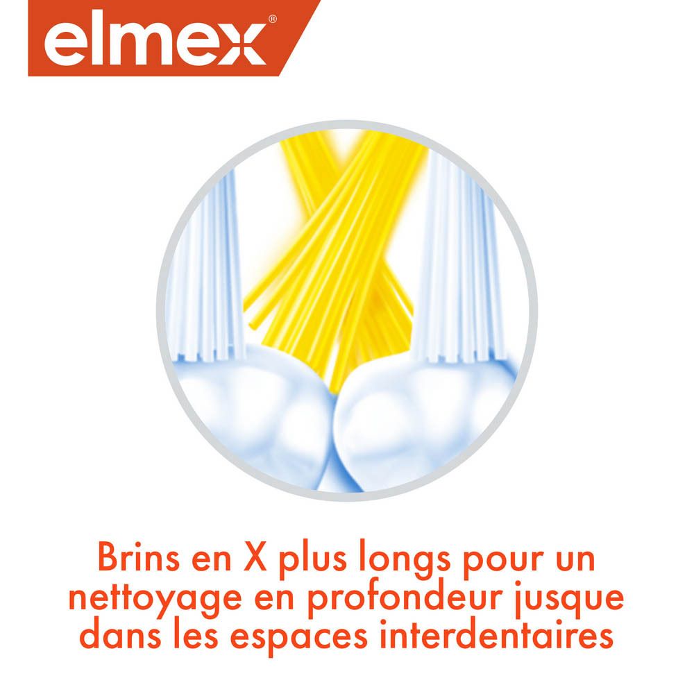 Elmex Anti-caries Junior Toothbrush 6-12 YEARS DUO x2