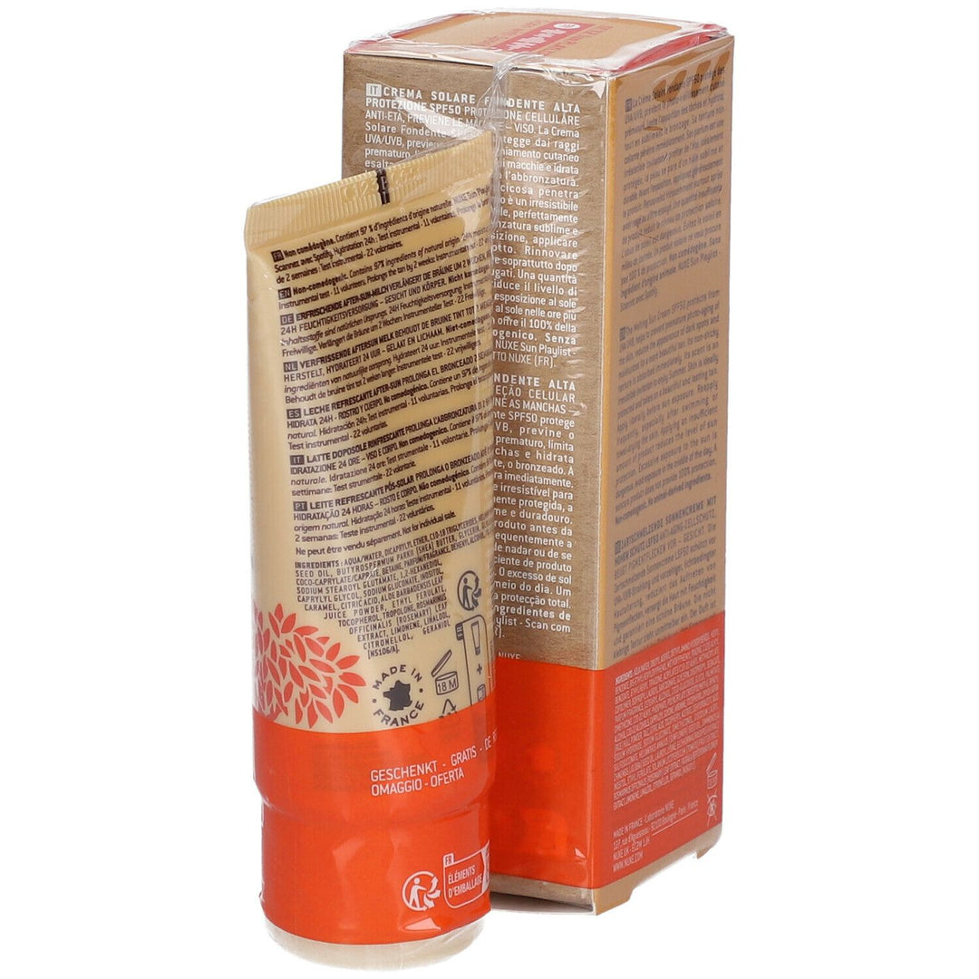 Nuxe Sun Melting Cream SPF50 + Refreshing After-sun 50ml + 50ml (1.69fl oz + 1.69fl oz)