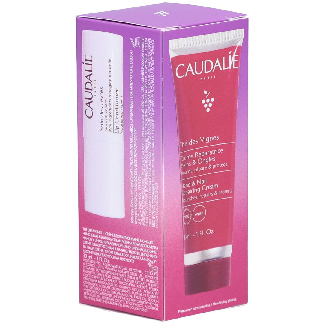 Caudalie Winter Duo: Thé des vignes Hand & Lip care